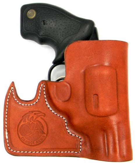 Cebeci Front Pocket Brown Leather Ccw Concealment Holster Ruger Sp