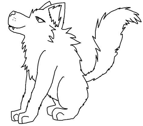 Wolf Lineart 3 By Flare2919 On Deviantart