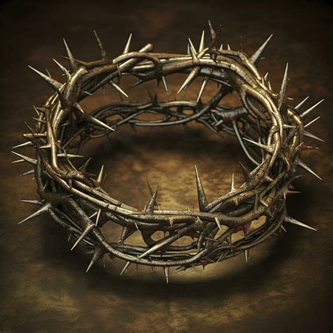 The Crown Of Thorns Of Jesus Christ Ai Generativ Stock