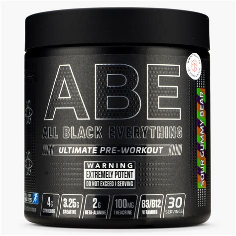 Applied Nutrition Abe All Black Everything Padidinkite Fizines