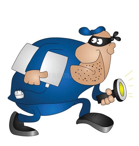 Cartoon Burglar Stock Vector Illustration Of Robbery 15626606