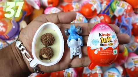 Asmr Kinder Joy Blue Edition Opening Satisfying Asmr Kinder Joy