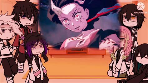 Top 3 Hashiras React To Nezuko Demon Slayer Hashiras React Demon