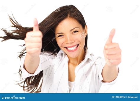 Winner Happy Woman With Success Stock Image Image Of Energetic