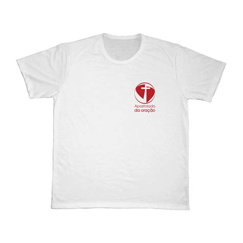 Camiseta Apostolado da Oração Cor Branca Sabatini Camisetas