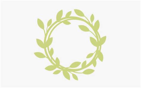 Boho Svg Leaf Wreath Picture Transparent Stock Wedding Cake Topper