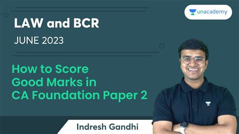 How To Score Good Marks In CA Foundation Paper 2 Law And BCR