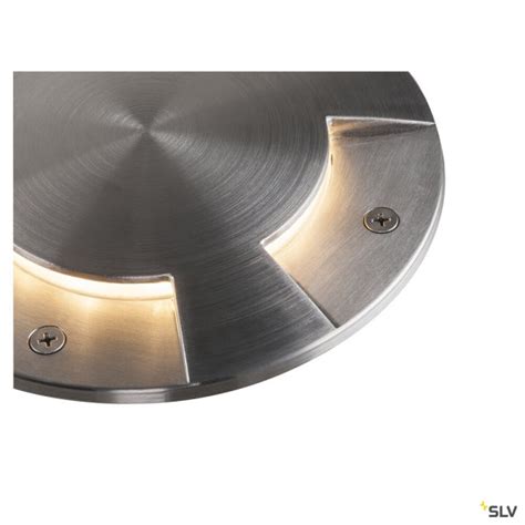 Encastrés sol extérieur LED SLV BIG PLOT rond Inox 316 2 fen