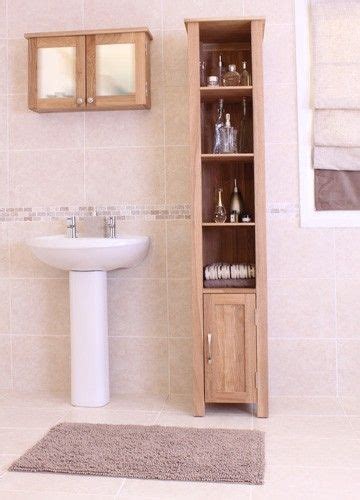 Mobel Oak Open Bathroom Unit Tall Is A Superb Contemporary Tall Oak Bathroom C Wall Mounted