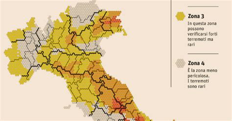 Terremoto La Mappa Italiana Del Rischio Info Data