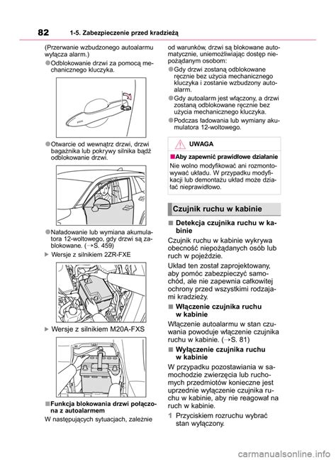 TOYOTA COROLLA CROSS 2023 Instrukcja obsługi in Polish 622 Pages