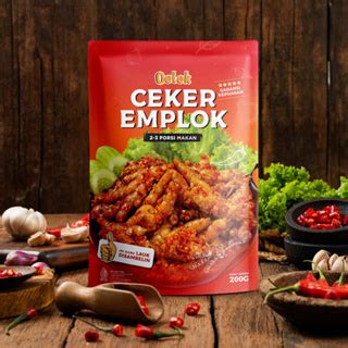 Jual Oelek Paket Berdua Ceker Emplok Mercon Tanpa Tulang Ceker Mercon