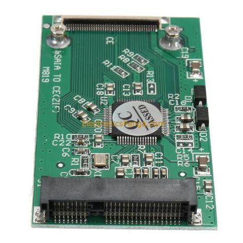 Mini MSATA PCI E SSD To 40pin ZIF CE Cable Adapter Card Star