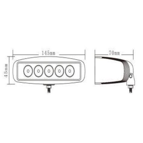 15W LED Flood Beam 12V 24V Boat Deck Worklight IP67 Rated Thargo