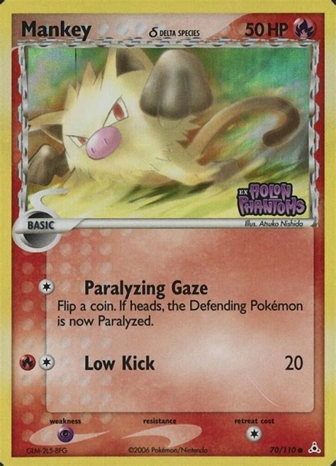 Pokemon Ex Holon Phantoms Mankey Reverse Foil Tcg Vcp Price