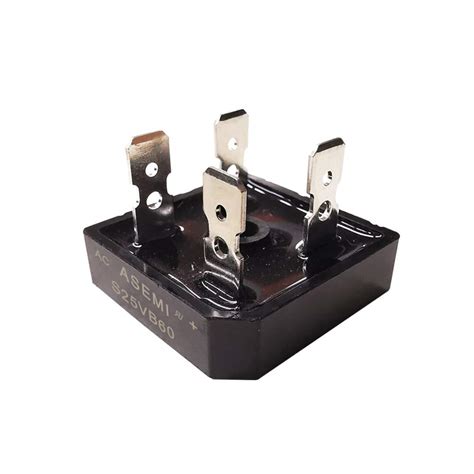 Pack Of 5pcs ASEMI S25VB60 Through Hole Single Phase 25A600V Bridge