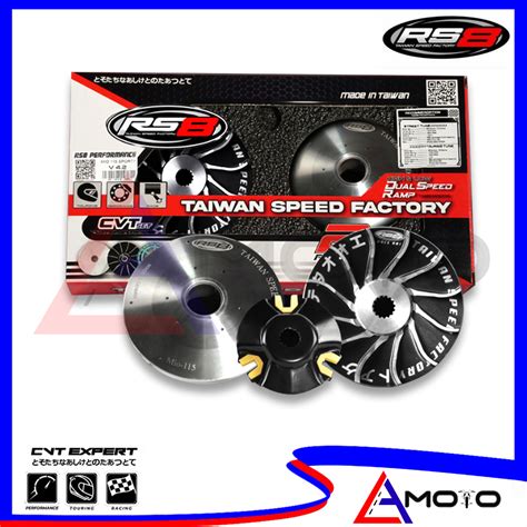 ORIGINAL RS8 V4 2 PULLEY SET MIO I SPORTY PCX ADV 150 BEAT FI