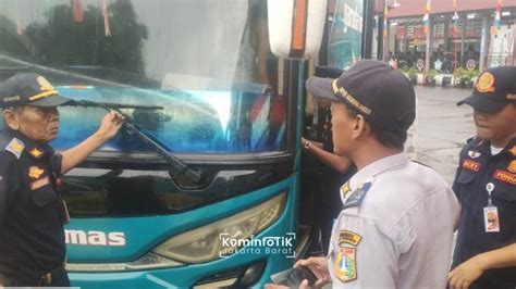 Jelang Mudik Lebaran 2024 Terminal Bus AKAP Kalideres Lakukan Ramp