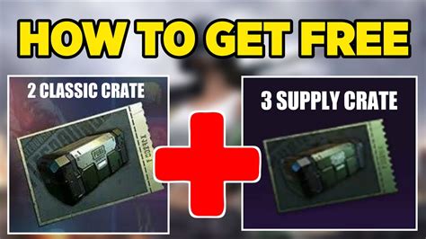 HOW TO GET FREE 5 CRATE COUPENS IN PUBG HOW TO GET FREE CRATES IN