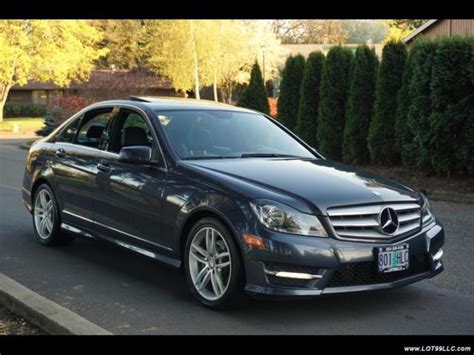 2013 Mercedes Benz C250 Sport 36k Low Milesmoon Roof Automatic 4 Door