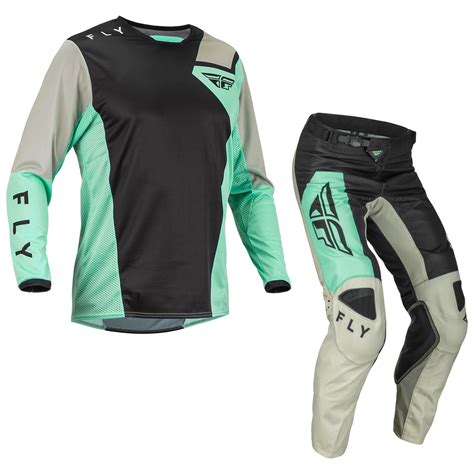 Fly Racing Kinetic Jet Gear Set Black Mint Aomc Mx