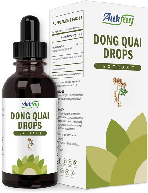 Amazon AUKFAY Dong Quai Angelica Sinensis Liquid Extract For