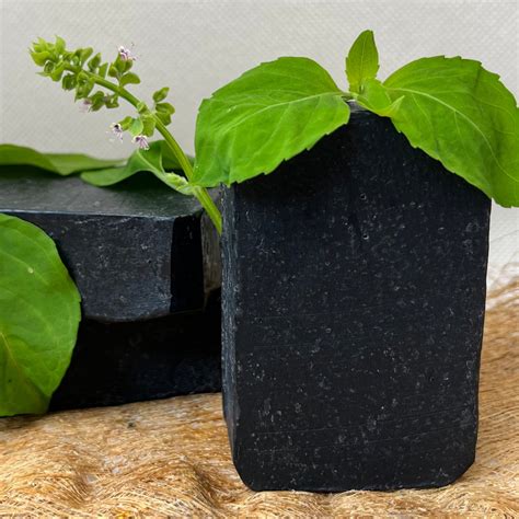 Bamboo Charcoal Basil Soap Blessings All Natural Jamaica