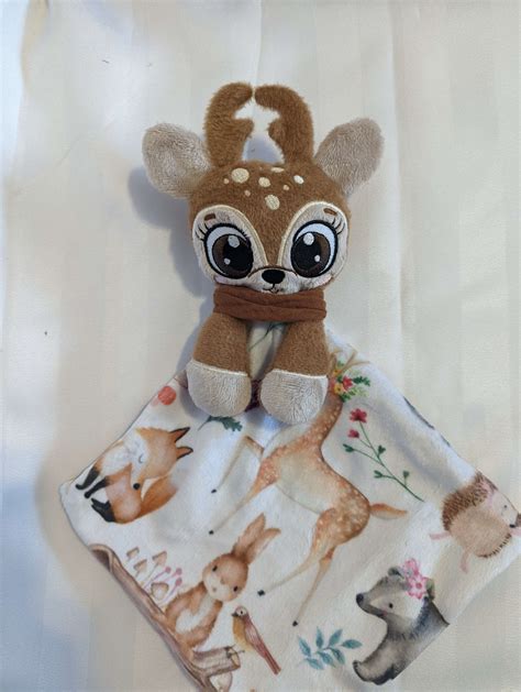 Doudou Cerf Cr Atrices Broderie Machine