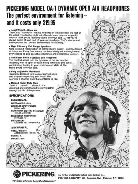 Fascinating Vintage Ads of Old-School Headphones | Vintage News Daily