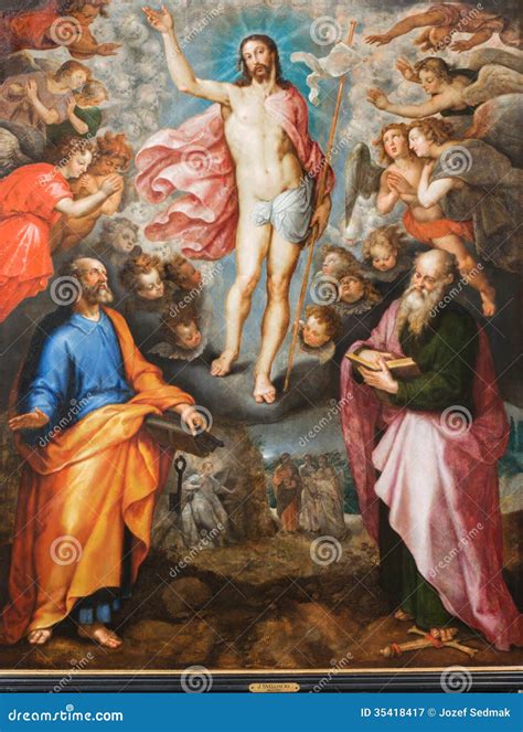 Mechelen Pintura De La Resurrección De Cristo De J Snellinckx 1544