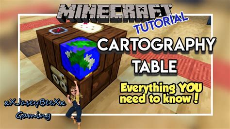 How To Use The Cartography Table Minecraft Villagers Trade Tutorial