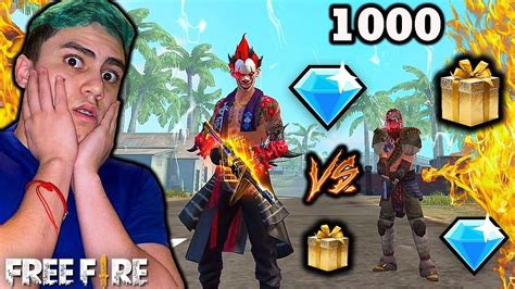 SI ME GANAS EN 1VS1 TE PAGO 1000 DIAMANTES EN FREE FIRE Epico L