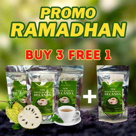 Teh Daun Durian Belanda Teh Sirsak 1001 Khasiat Shopee Malaysia