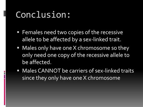 Ppt Sex Linked Traits Powerpoint Presentation Free Download Id1986457