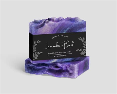 Soap Labels Template Handmade Soap Label Design Customizable Soap