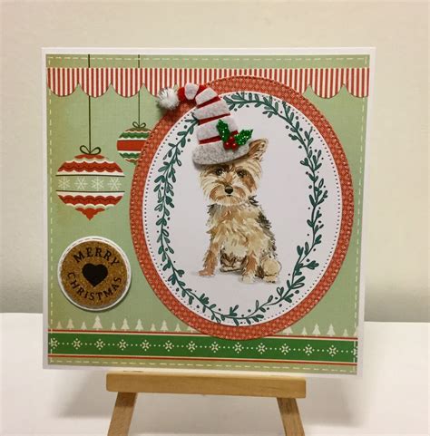 Splashcrafts Paw Prints Usb Yorkie Christmas