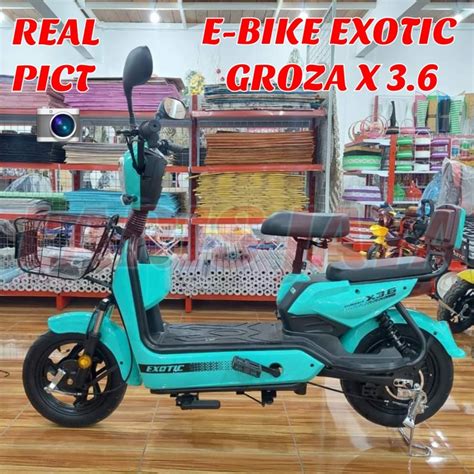 Jual Sepeda Listrik Exotic GROZA EXOTIC GROZA E BIKE EXOTIC REVOLVE