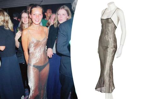 Kate Moss Controversial See Through Dress Draws Jeers As Replica Is