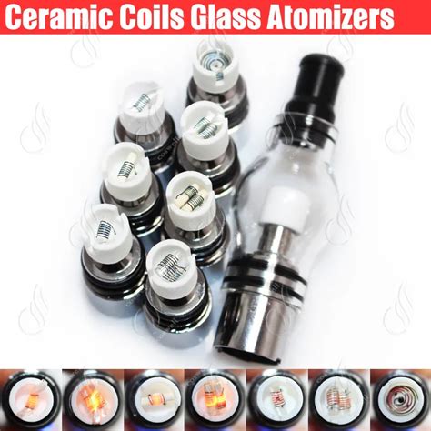 Top Glass Globe Atomizer Wax Dry Herb Tank Vaporizer Herbal Dual