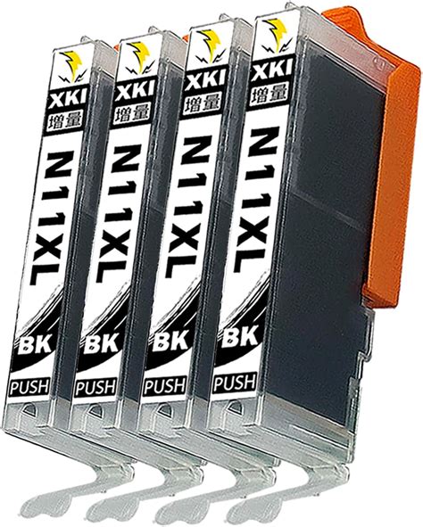 Amazon co jp キャノンCanon用 XKI N11 インク ブラック 黒 XKI N11BK4 大容量タイプ IC付き 計4本