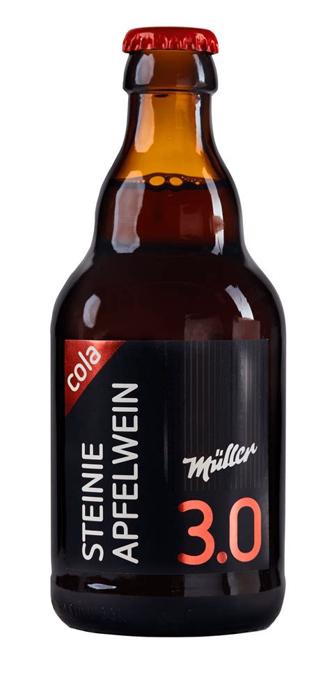 Steinie Apfelwein cola 3 0 von Kelterei Müller Was Regionales