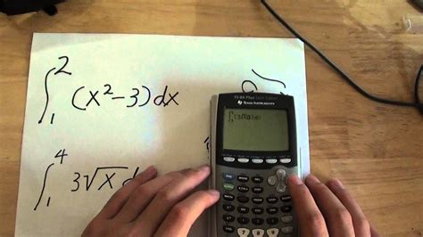 DIY How To Solve Definite Integral Using A TI 84 Calculator Silver