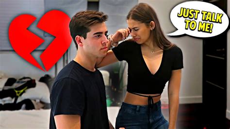 Ignoring My Girlfriend For 24 Hours She Cried Youtube