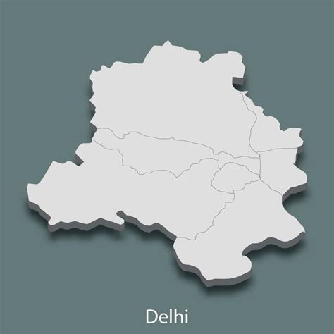 Delhi Map Vector Art, Icons, and Graphics for Free Download