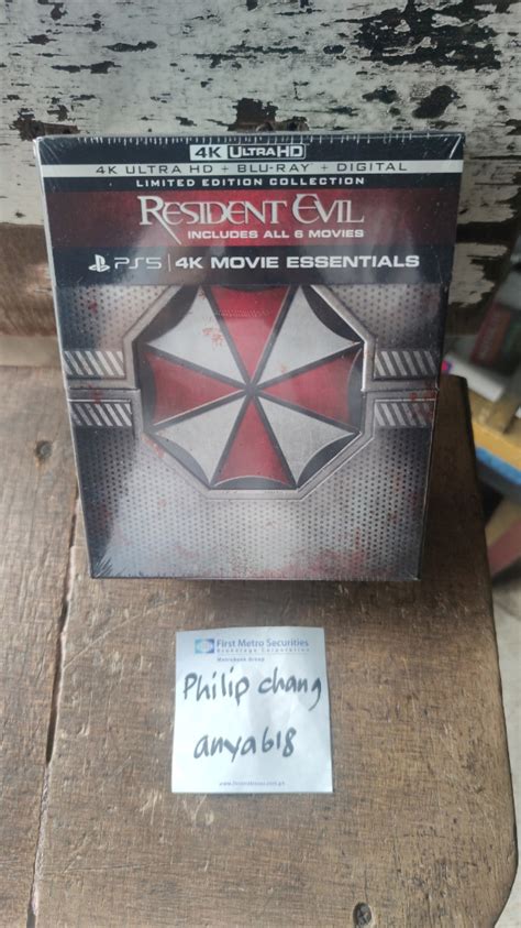 Resident Evil The Complete Collection DigiPack 4K Ultra HD Blu