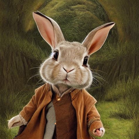 A Rabbit Hobbit Ai Photo Generator Starryai