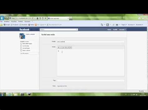 Come Creare Un Link Su Facebook 2011 YouTube