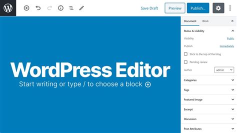 How To Use The WordPress Editor YouTube