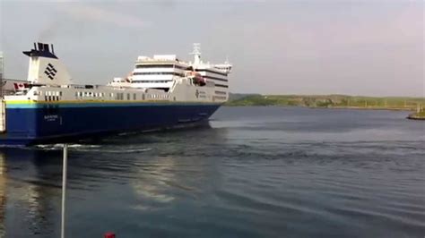 Ferry Entering Port Aux Basques Youtube