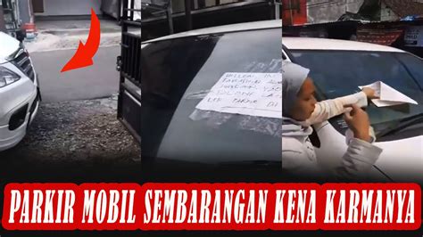 Kapok Parkir Sembarangan Depan Rumah Orang Pemilik Kendaraan Kena